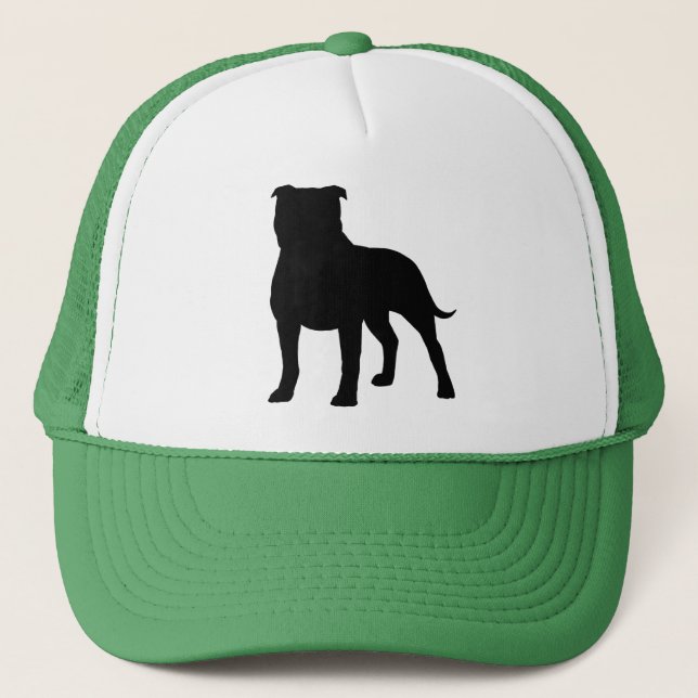 Casquette Staffordshire Bull Terrier Silhouette| Staffie (Devant)