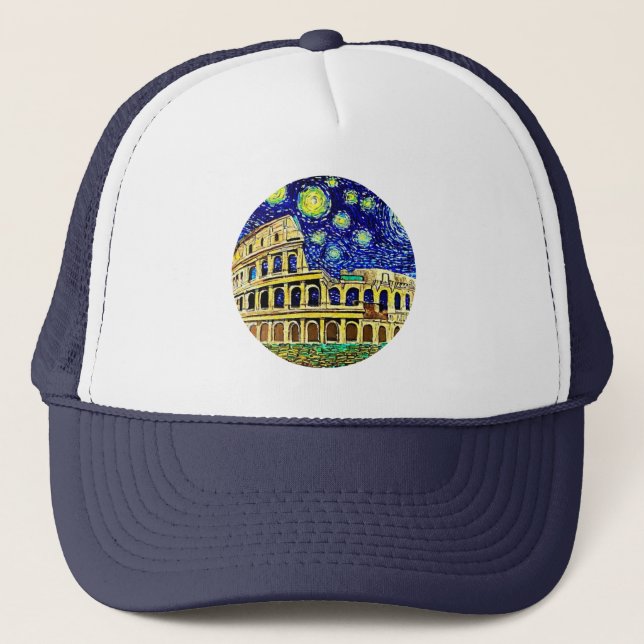 Casquette Starry Night Rome Italie (Devant)