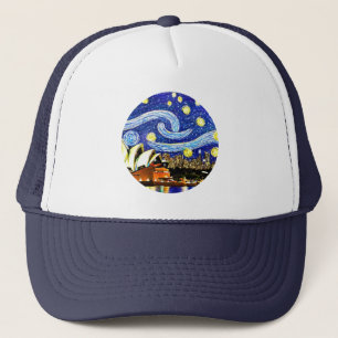 Casquette Starry Night Sydney Australia Opera House