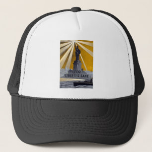 Casquette Statue de la Liberté Flambeau & Marine américaine 