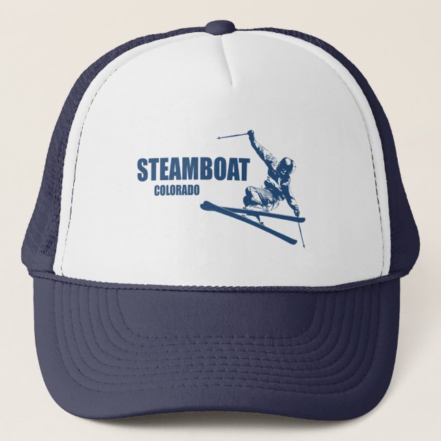 Casquette Steamboat Springs Colorado Skier (Devant)