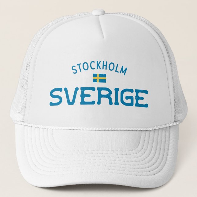 Casquette Stockholm Sverige (Suède) (Devant)