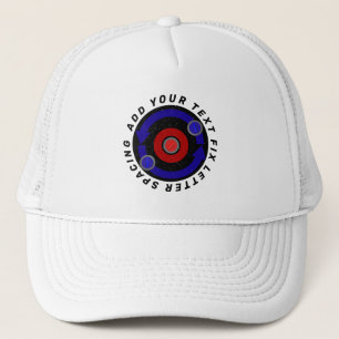 Casquette Stone de curling roulant comme l'orbite de la Terr
