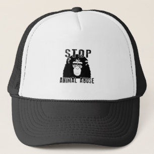 Casquette Stop Animal Abuse - Chimpanzé