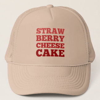 Casquette Strawberry Cheesecake Aesthetic Food (dark)