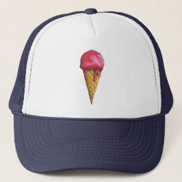 Casquette Strawberry Ice-cream cone