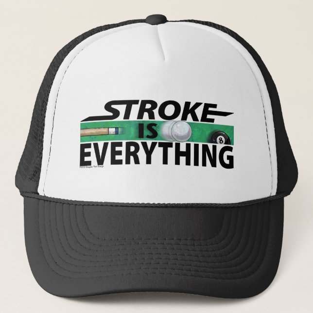 Casquette Stroke is Everything 8 Ball (Devant)