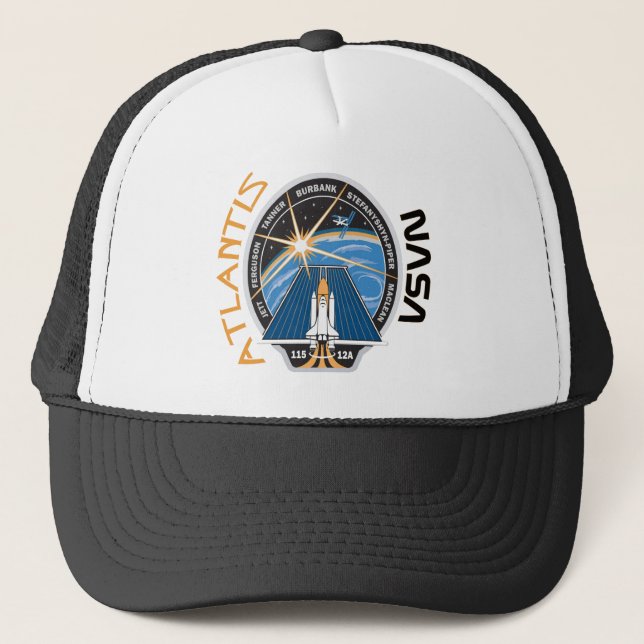 Casquette STS 115 l'Atlantide (Devant)