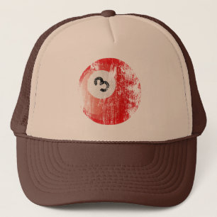 CASQUETTE STYLE ÉRODÉ ET ÂGÉ DE BOULE DE BILLARDS DU NUM
