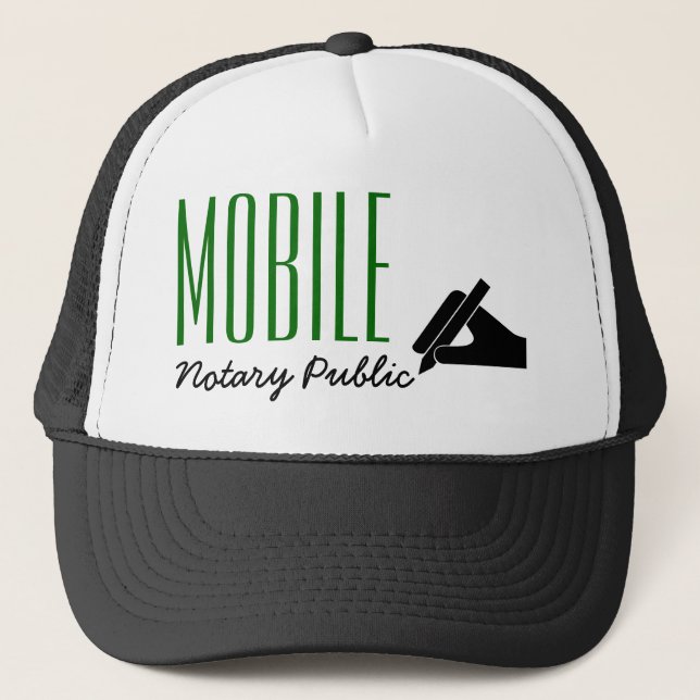 Casquette Stylo Publique Notaire Mobile Personnalisable (Devant)