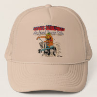 Casquette suburbain de club de tracteur de jardin