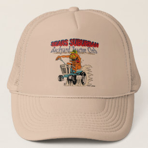 Casquette suburbain de club de tracteur de jardin
