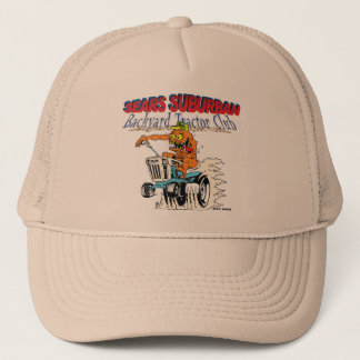 Casquette suburbain de club de tracteur de jardin