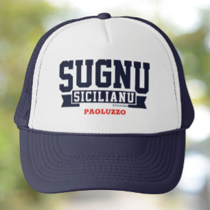 Casquette Sugnu Sicilianu Chapeau de camion personnalisé