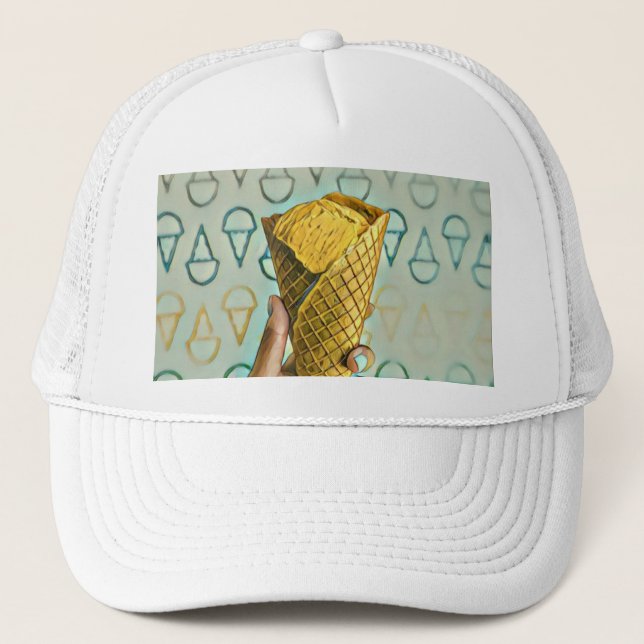 Casquette Summer ice cream lovers (Devant)