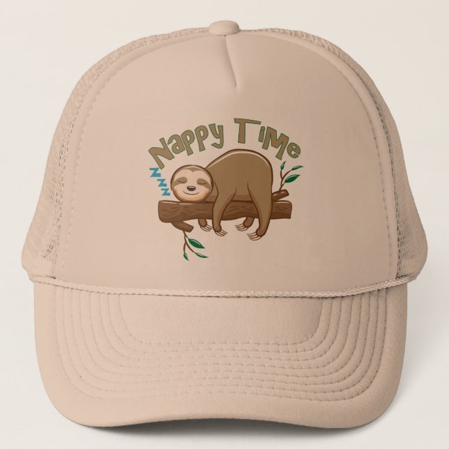 Casquette Super Delighful Baby Sloth (Devant)