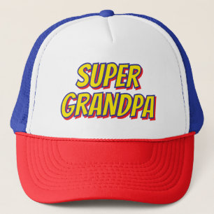 Casquette Super Grand-père personnalisé, Super-héros pour la