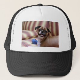 Casquette Super mignon chien avec sa balle préférée