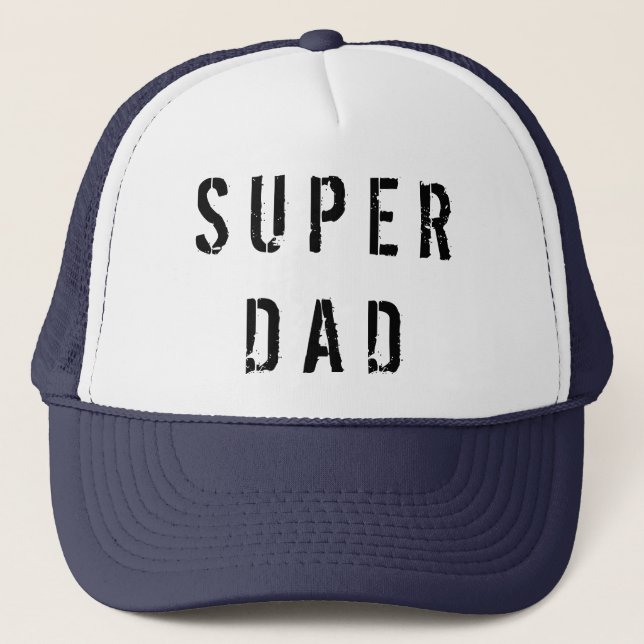 Casquette Super papa (Devant)