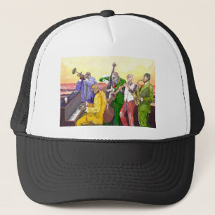 Casquette superbe de jazz-band