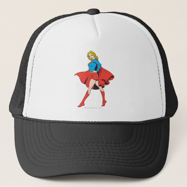 Casquette Supergirl frappe un poteau (Devant)