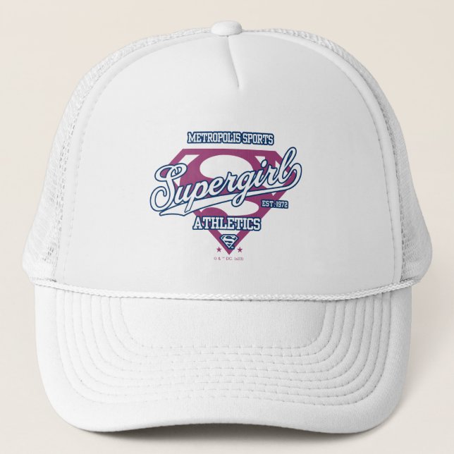 Casquette Supergirl Metropolis Sports Athlétisme Graphique (Devant)