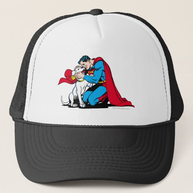 Casquette Superman et Krypto (Devant)