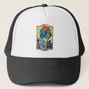 Casquette Superman & Green Lantern Combat Brainiac