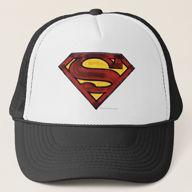 Casquette Superman S-Shield | Logo rouge foncé (Devant)