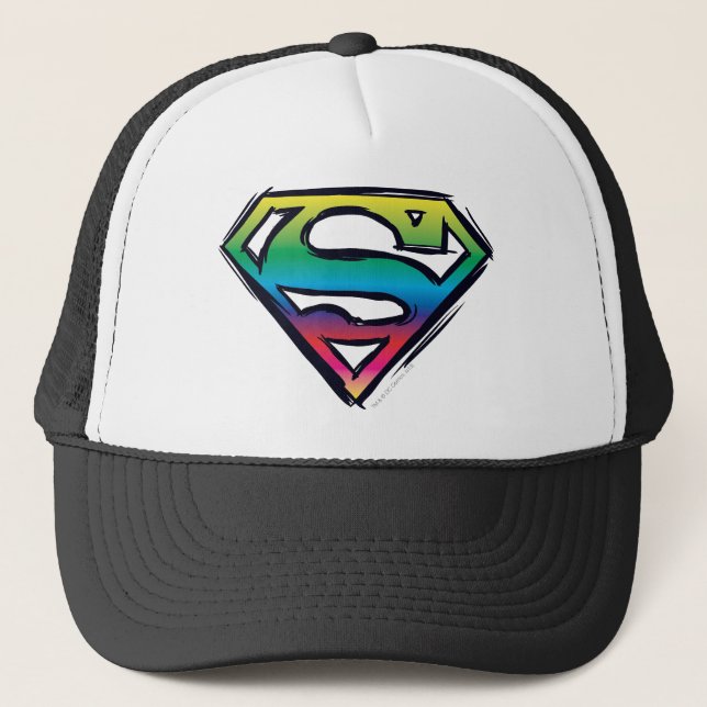 Casquette Superman S-Shield | Rainbow Logo (Devant)