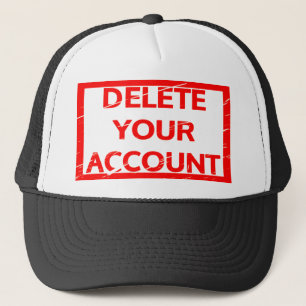 Casquette Supprimer le tampon de votre compte