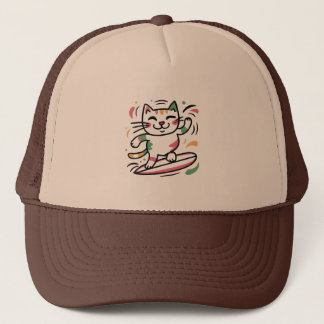 Casquette Surf de chat