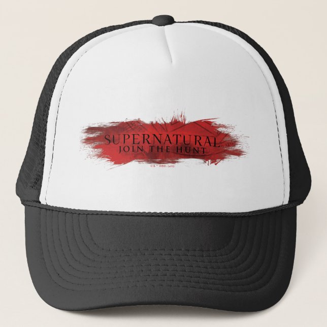 Casquette Surnaturel "Join Hunt" Red Splash (Devant)