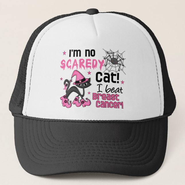 Casquette Survivant de cancer du sein de Halloween 2 (Devant)