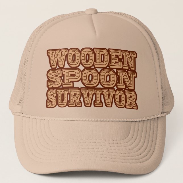 Casquette Survivant de la cuillère en bois, drôle (Devant)