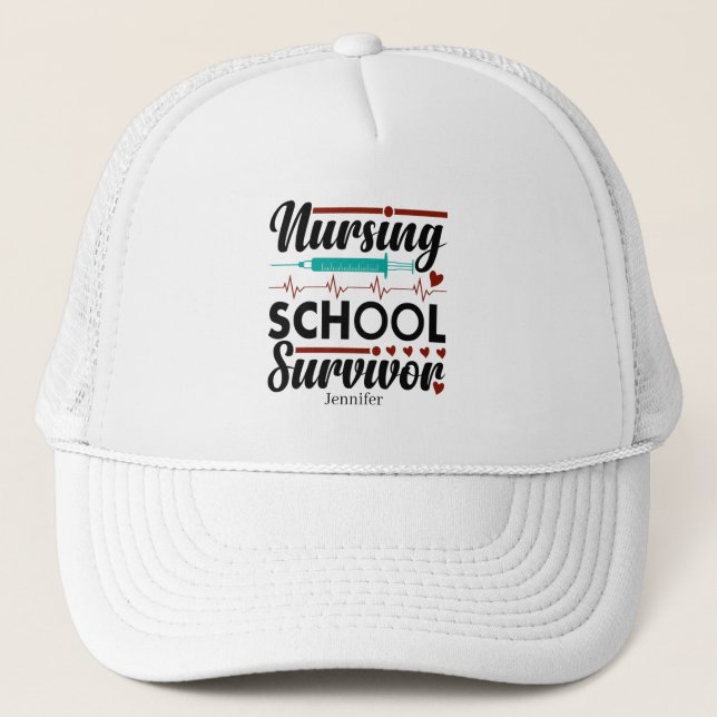 Casquette Survivant de l'école de soins infirmiers (Devant)