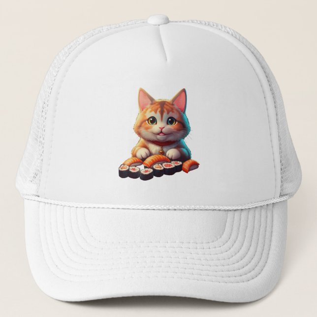 Casquette Sushi Cat (Devant)