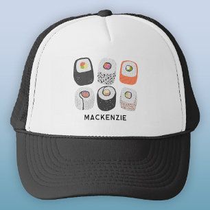 Casquette Sushi Fun Japonais Food Art Personnalisé