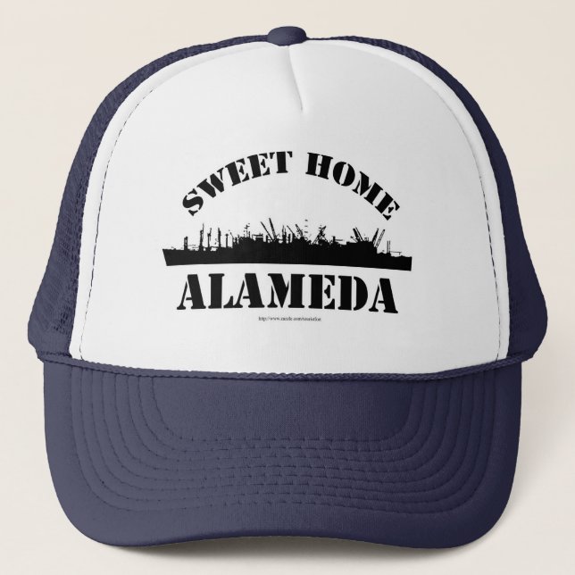 Casquette Sweet Home Alameda Funny Battleship Logo (Devant)