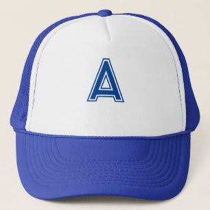 Casquette symbole "A" - Monogramme Initial Logo Élégant