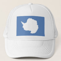 Symbole continent de drapeau de l'Antarctique