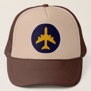 Casquette Symbole d'avion en cercle