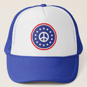 Casquette SYMBOLE DE LA PAIX AMÉRICAINE Rouge, Blanc, Bleu