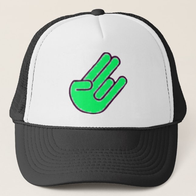 Casquette Symbole de main de fumier (Devant)