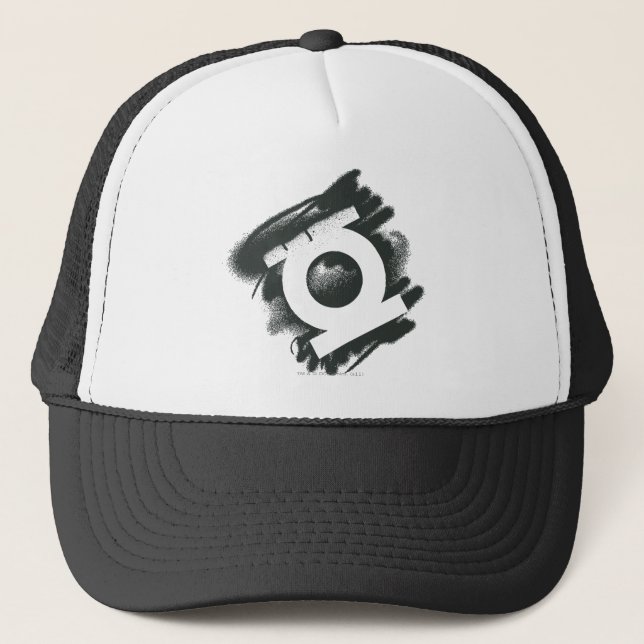 Casquette Symbole de pulvérisation de lanterne verte (Devant)