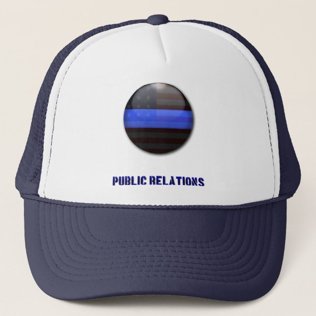 Casquette Symbole divisionnaire de la Ligne Bleue Mince - Po (Devant)