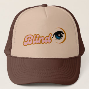 Casquette symbole oeil aveugle