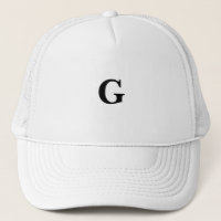 Symbole personnalisé G Monogramme de police Basker
