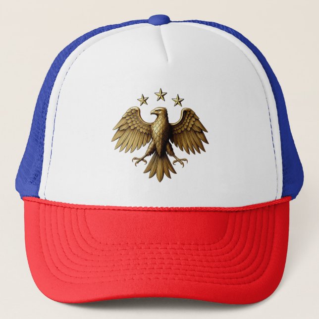 Casquette Syrian Modern Identity Eagle Emblem T-Shirt (Devant)
