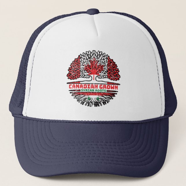 Casquette Syrie Canadian Canada Arbre Drapeau (Devant)